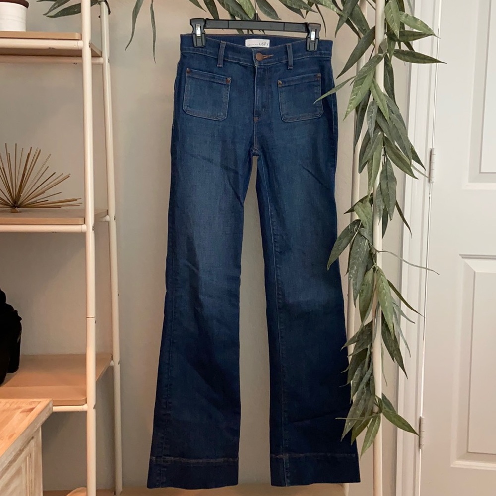 🔴SOLD🔴 LOFT wide leg jeans